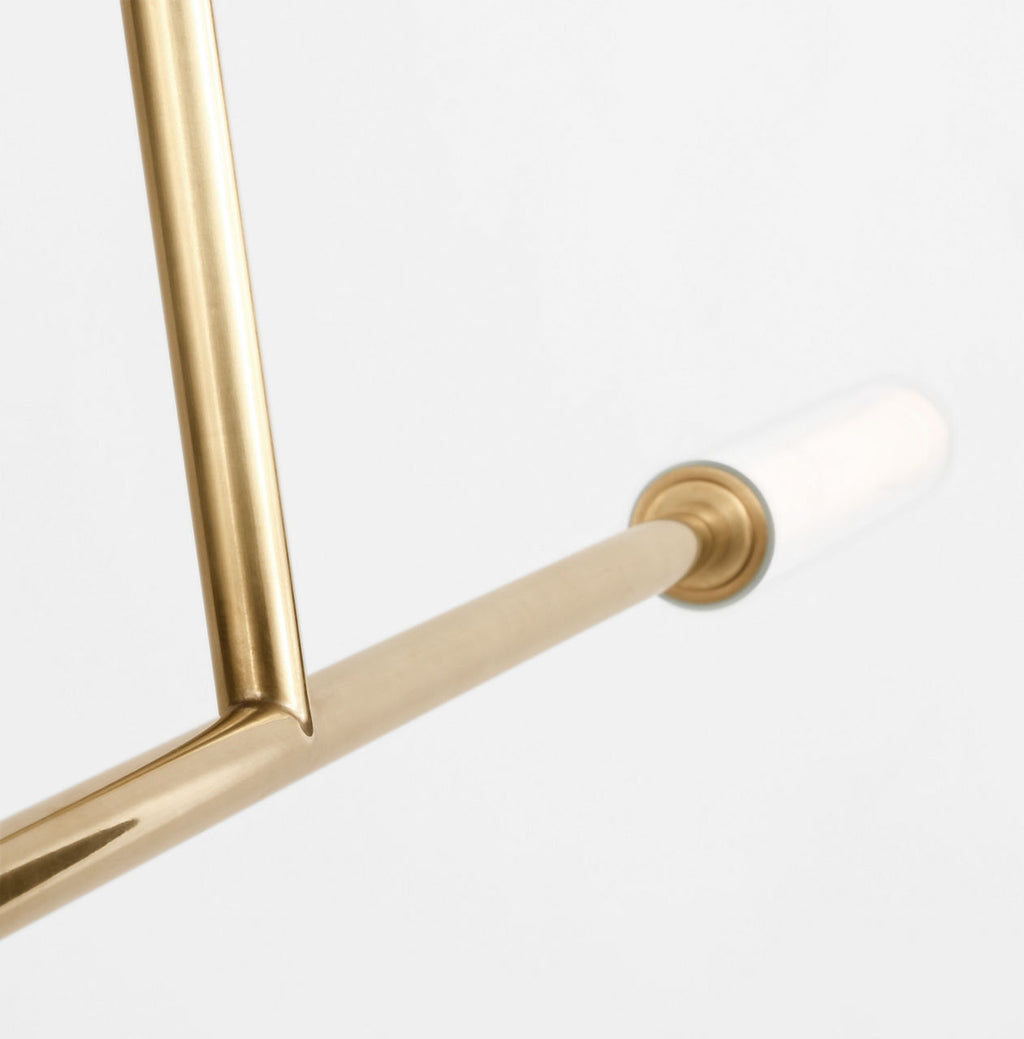 Poza 56 Linear Chandelier | Hand-Rubbed Antique Brass