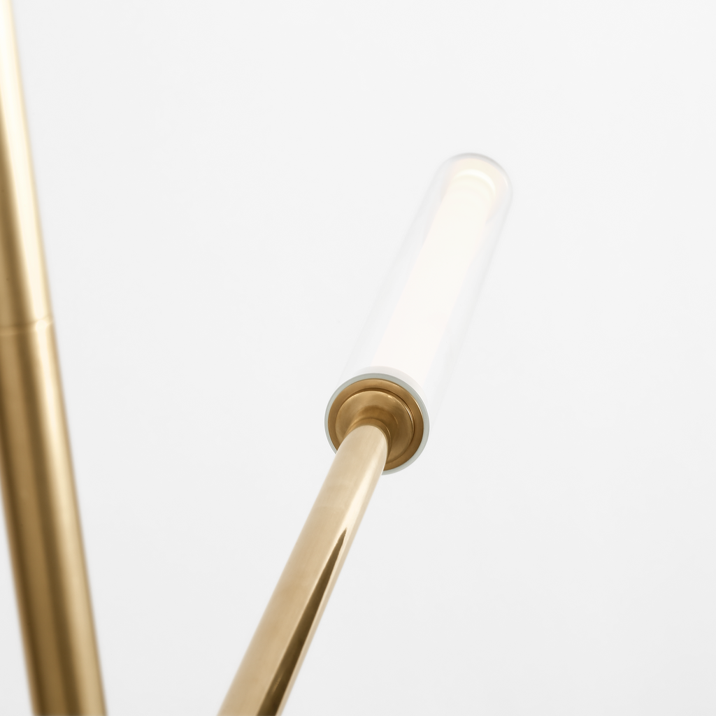 Poza 56 Linear Chandelier | Hand-Rubbed Antique Brass