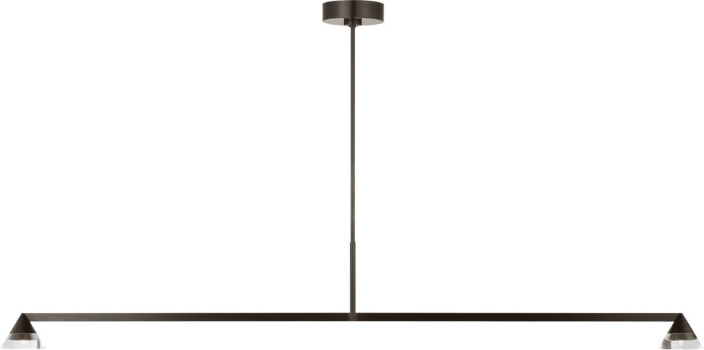 Midrand Crystal 60 Linear Chandelier | Bronze