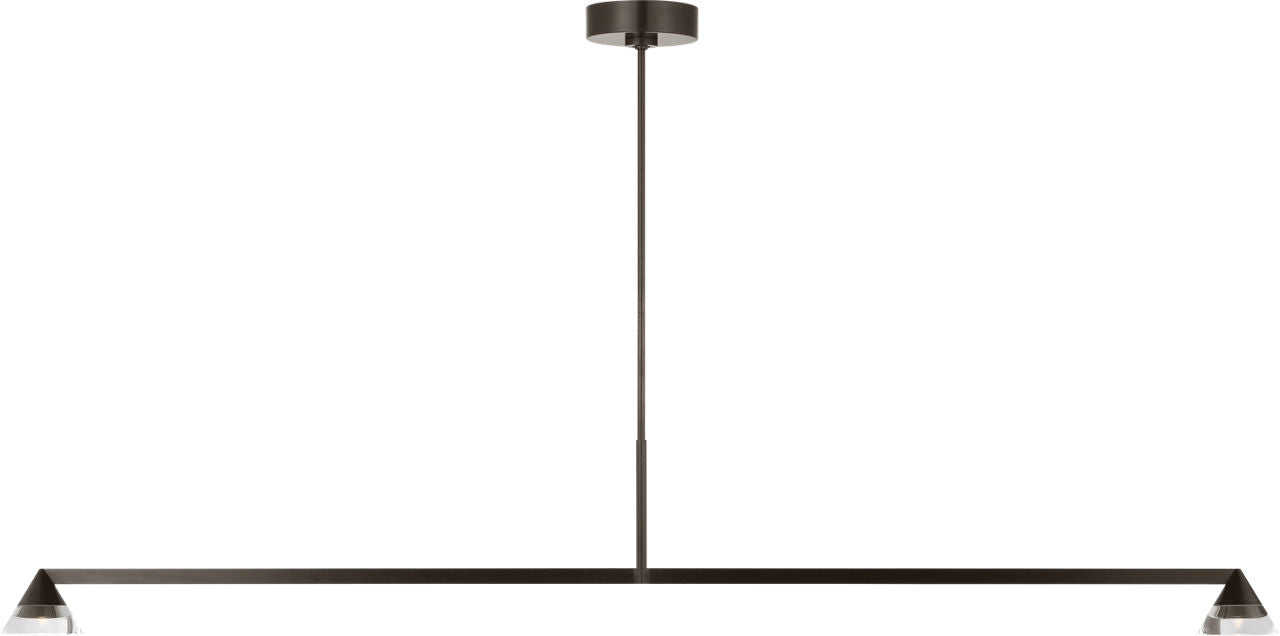 Midrand Crystal 60 Linear Chandelier | Bronze