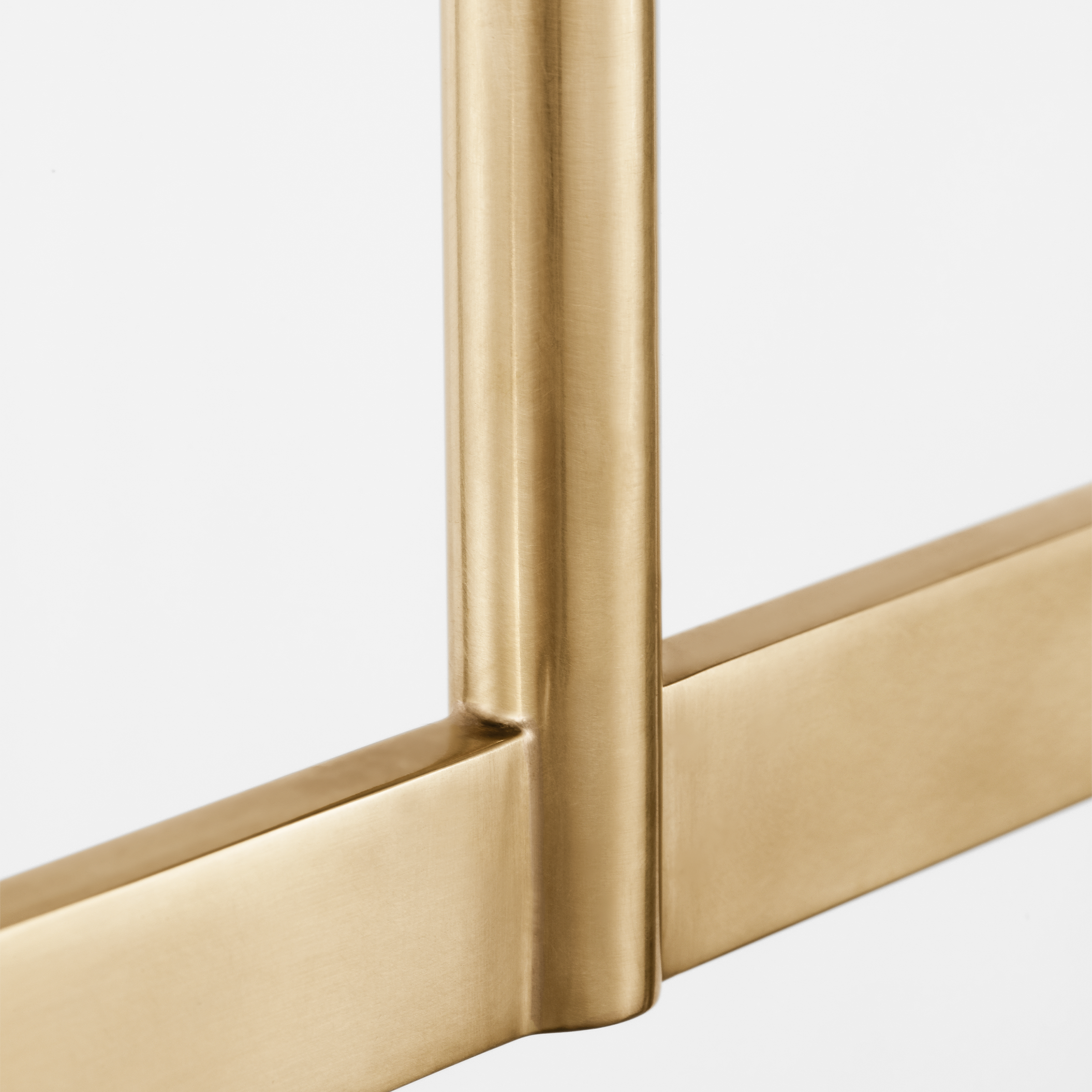 Midrand Crystal 60 Linear Chandelier | Hand-Rubbed Antique Brass