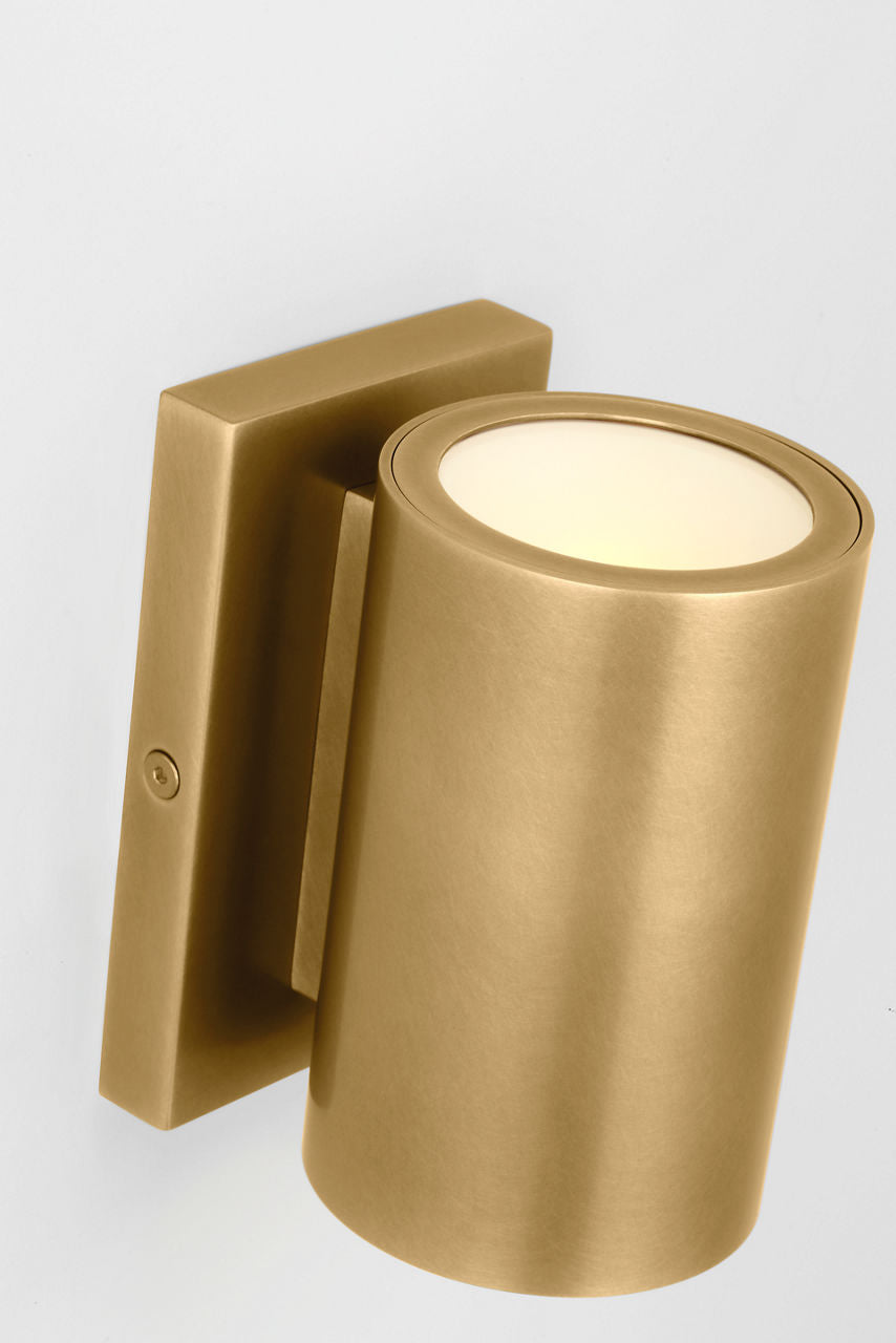 Pressa Round Small Wall Natural Brass 2700K 90 CRI