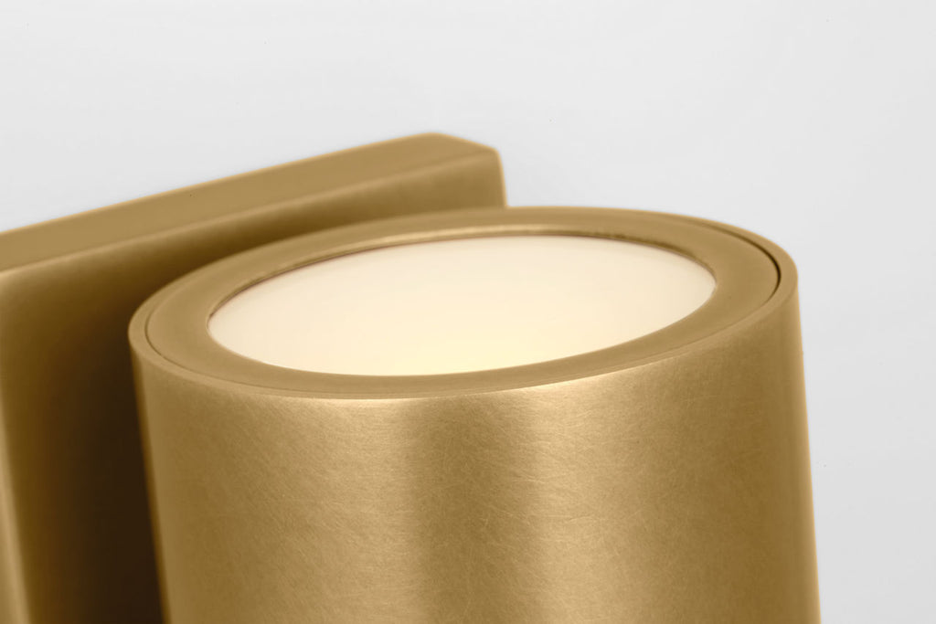 Pressa Round Small Wall Natural Brass 2700K 90 CRI