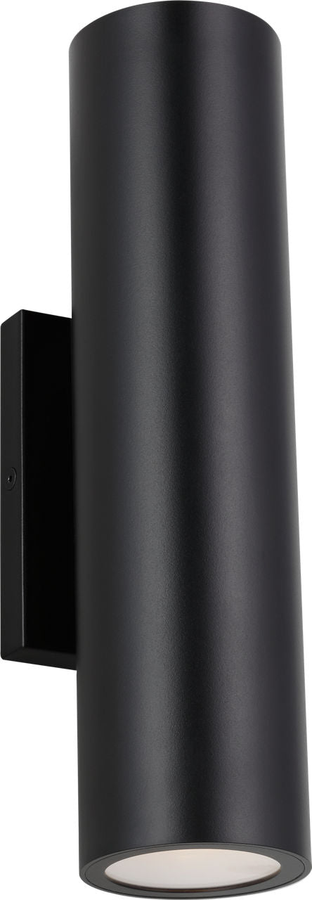 Pressa Round Medium Wall Black 2700K 90 CRI