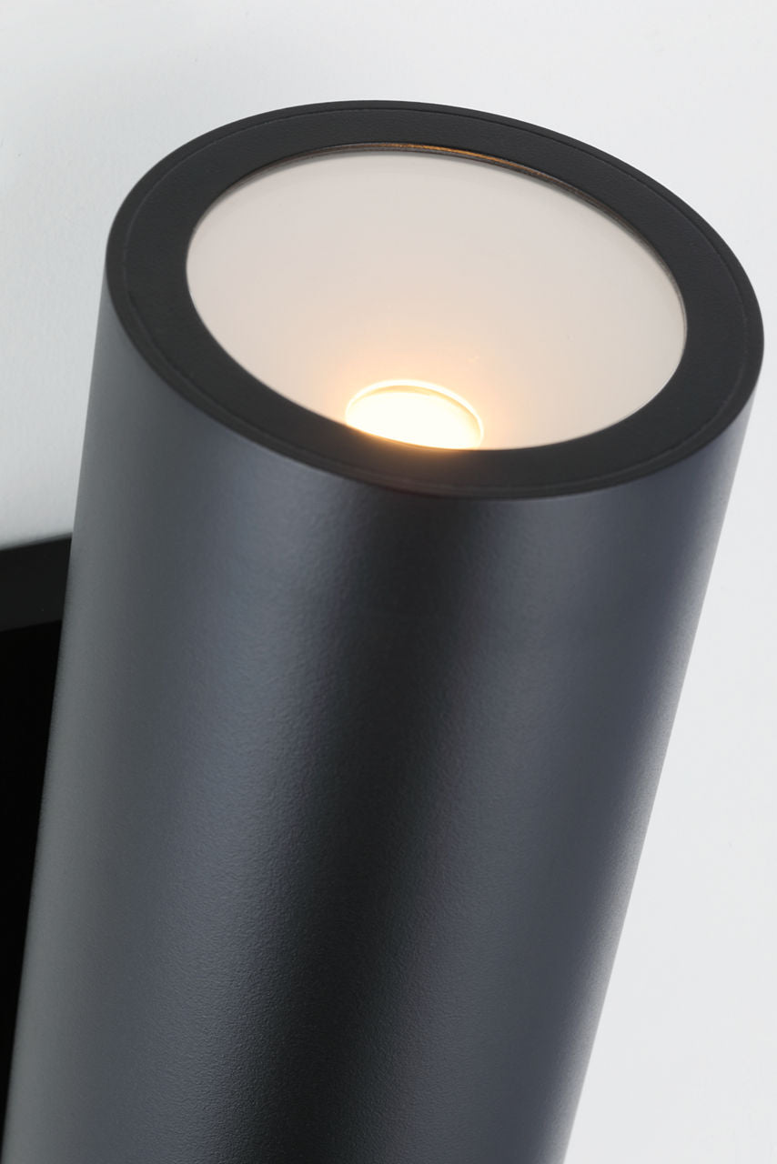 Pressa Round Medium Wall Black 2700K 90 CRI