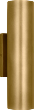 Pressa Round Medium Wall Natural Brass 2700K 90 CRI