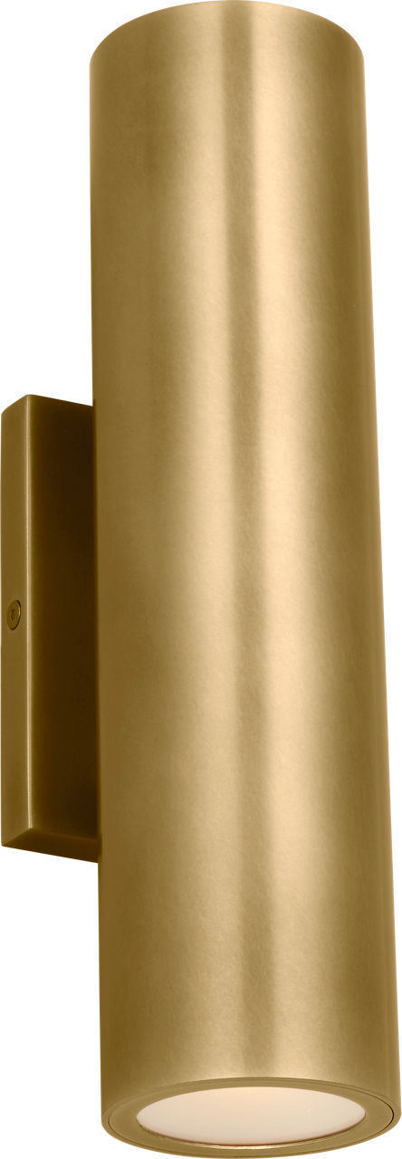 Pressa Round Medium Wall Natural Brass 2700K 90 CRI