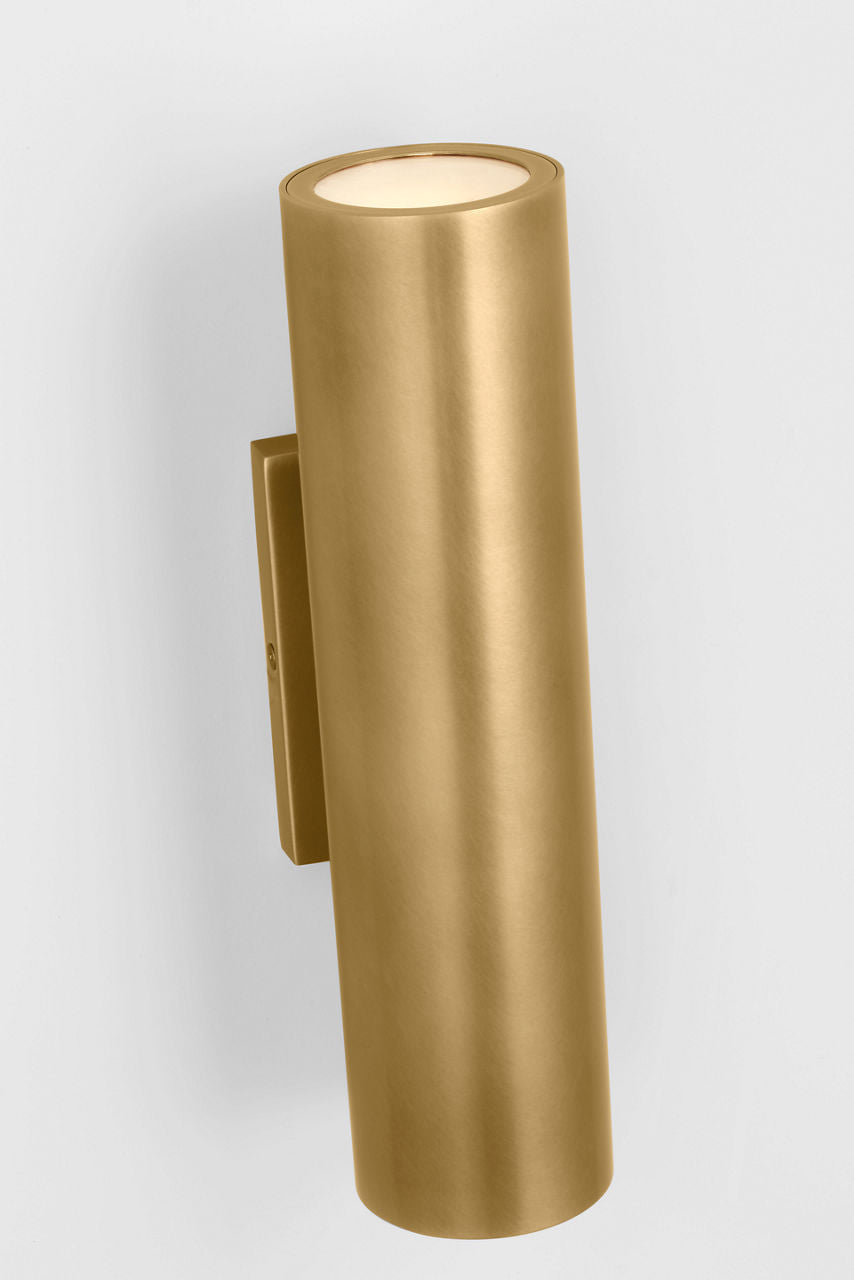 Pressa Round Medium Wall Natural Brass 2700K 90 CRI