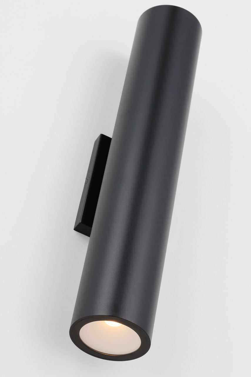 Pressa Round Large Wall Black 2700K 90 CRI