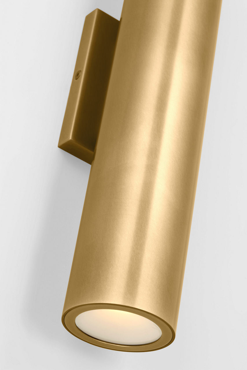 Pressa Round Large Wall Natural Brass 2700K 90 CRI