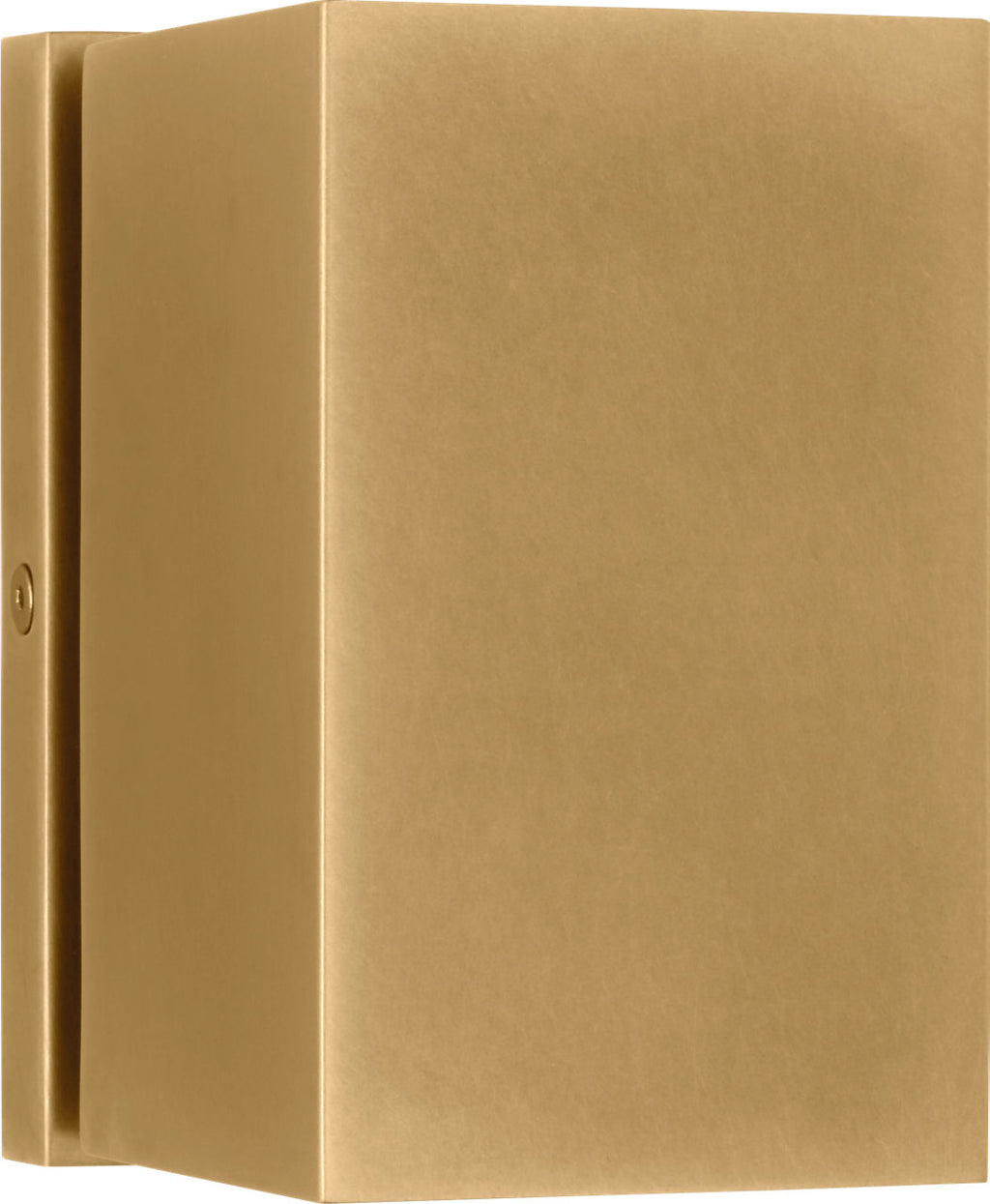 Pressa Square Small Wall Natural Brass 2700K 90 CRI