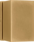 Pressa Square Small Wall Natural Brass 2700K 90 CRI