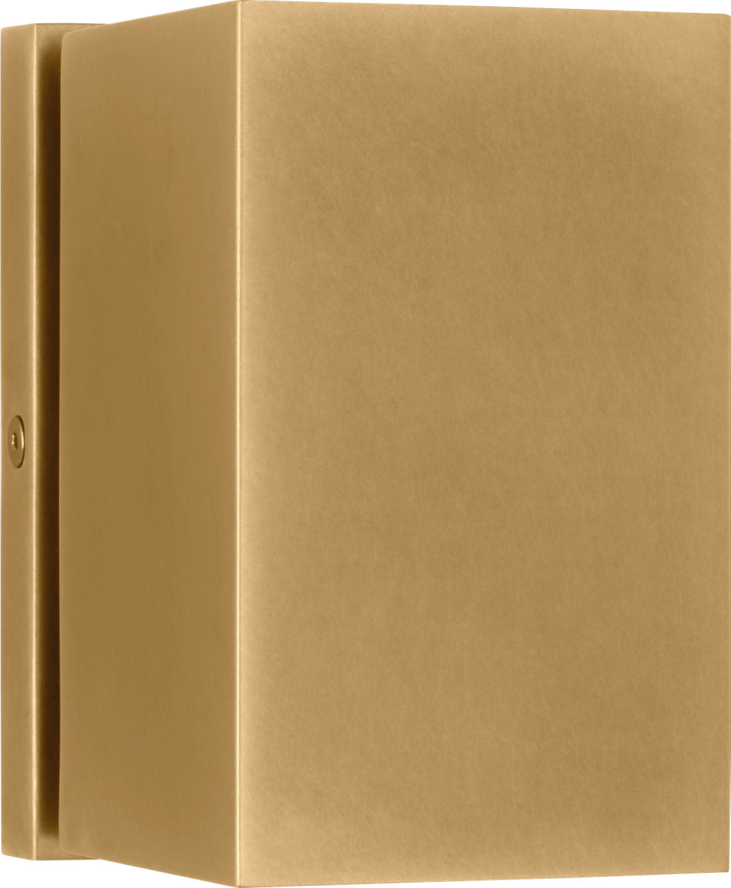 Pressa Square Small Wall Natural Brass 2700K 90 CRI