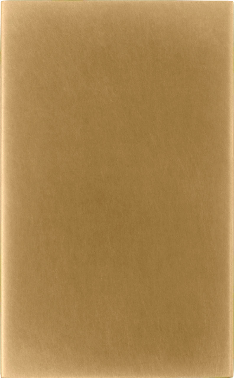 Pressa Square Small Wall Natural Brass 2700K 90 CRI