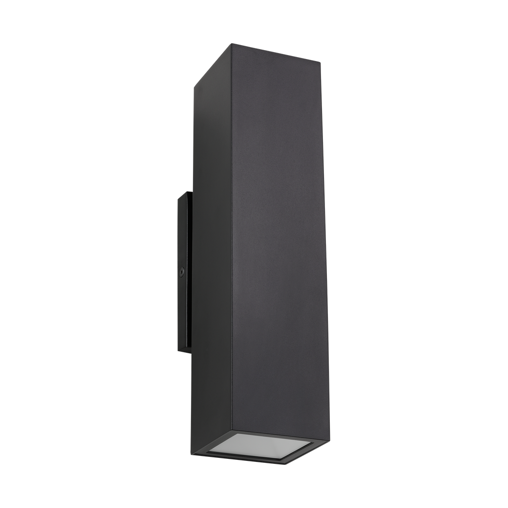 Pressa Square Medium Wall Black 2700K 90 CRI