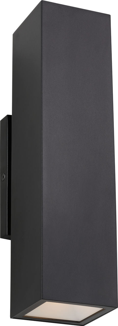 Pressa Square Medium Wall Black 2700K 90 CRI