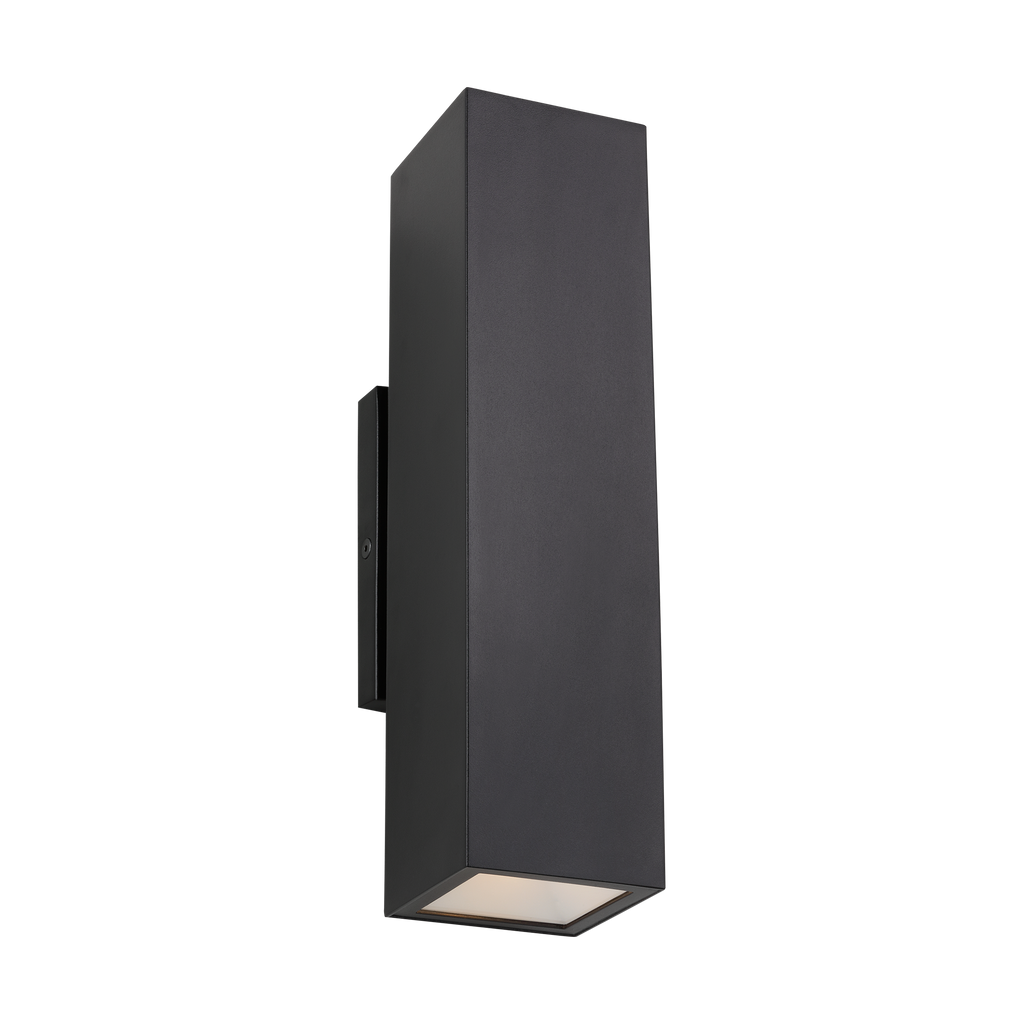 Pressa Square Medium Wall Black 2700K 90 CRI