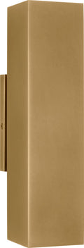 Pressa Square Medium Wall Natural Brass 2700K 90 CRI