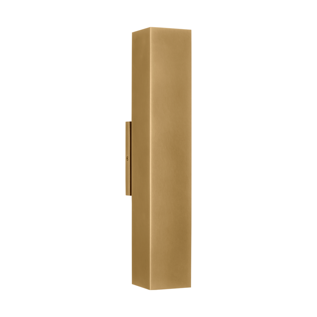 Pressa Square Large Wall Natural Brass 2700K 90 CRI