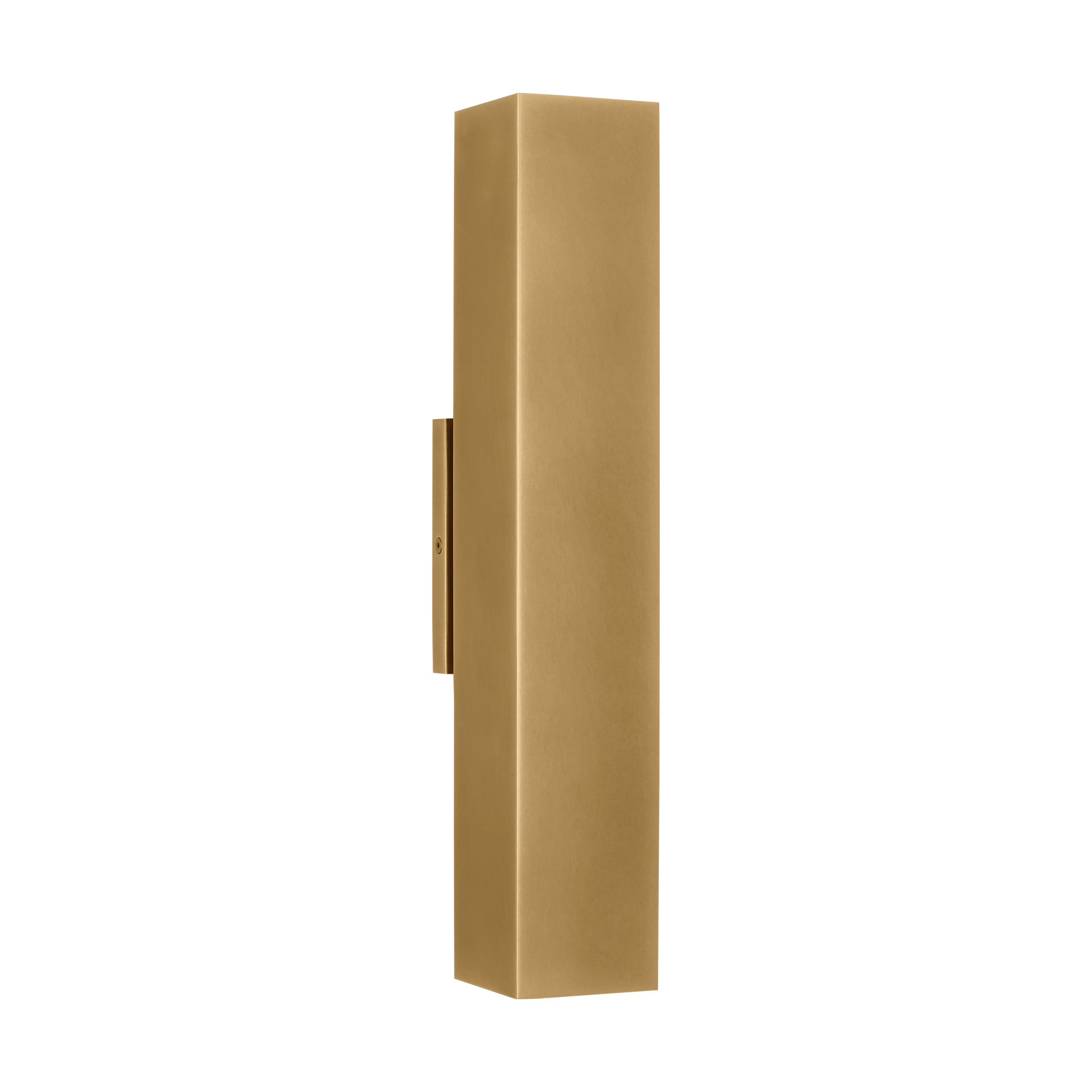 Pressa Square Large Wall Natural Brass 2700K 90 CRI