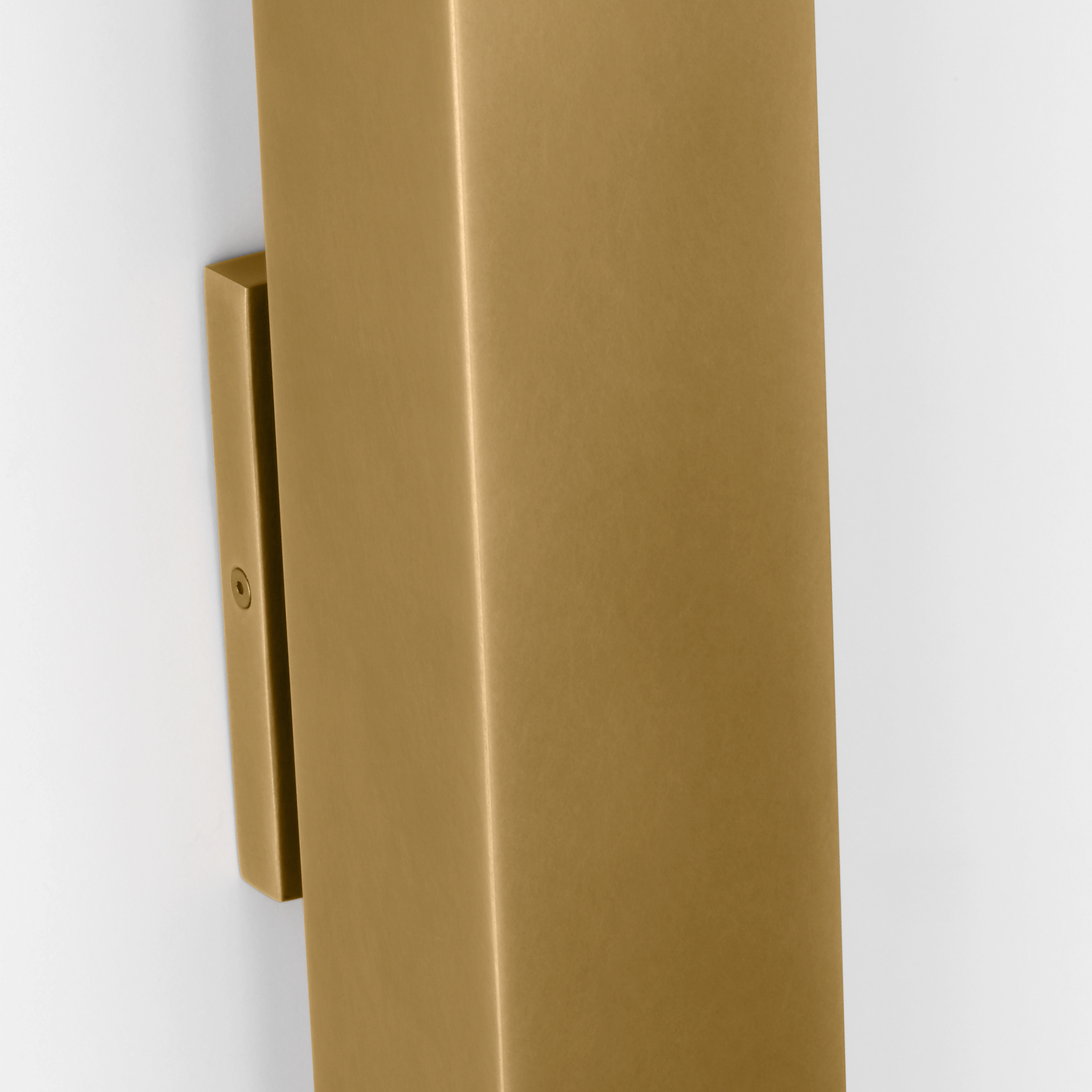 Pressa Square Large Wall Natural Brass 2700K 90 CRI