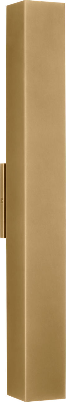 Pressa Square X-Large Wall Natural Brass 2700K 90 CRI