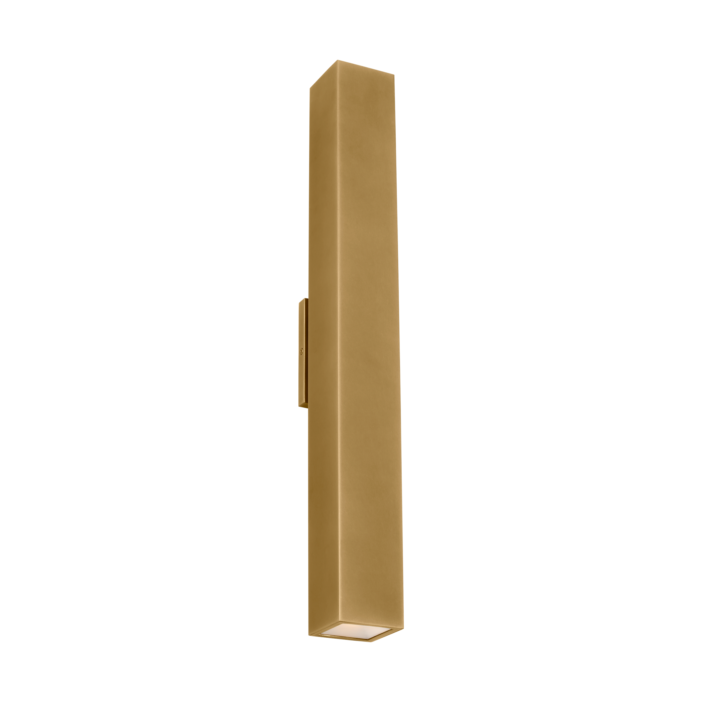 Pressa Square X-Large Wall Natural Brass 2700K 90 CRI