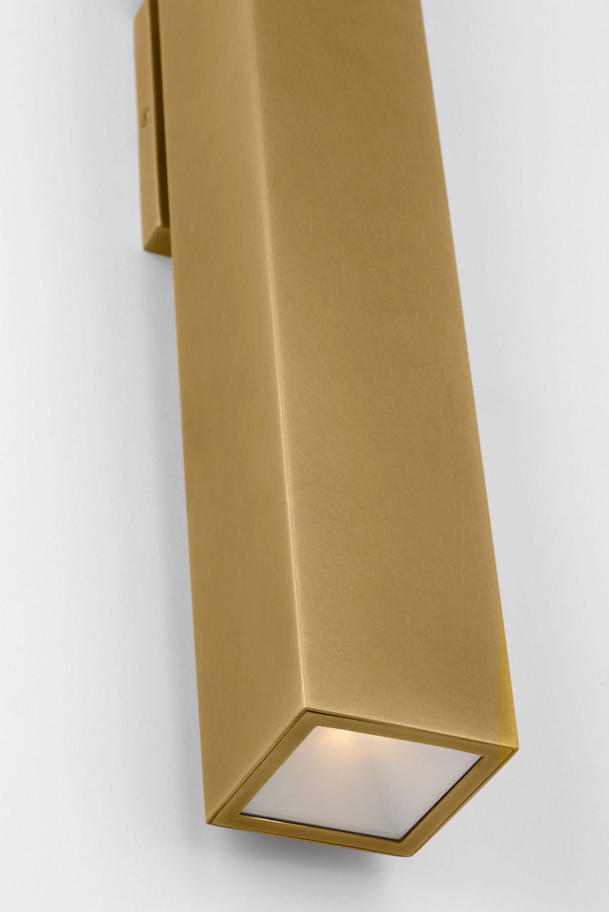 Pressa Square X-Large Wall Natural Brass 2700K 90 CRI