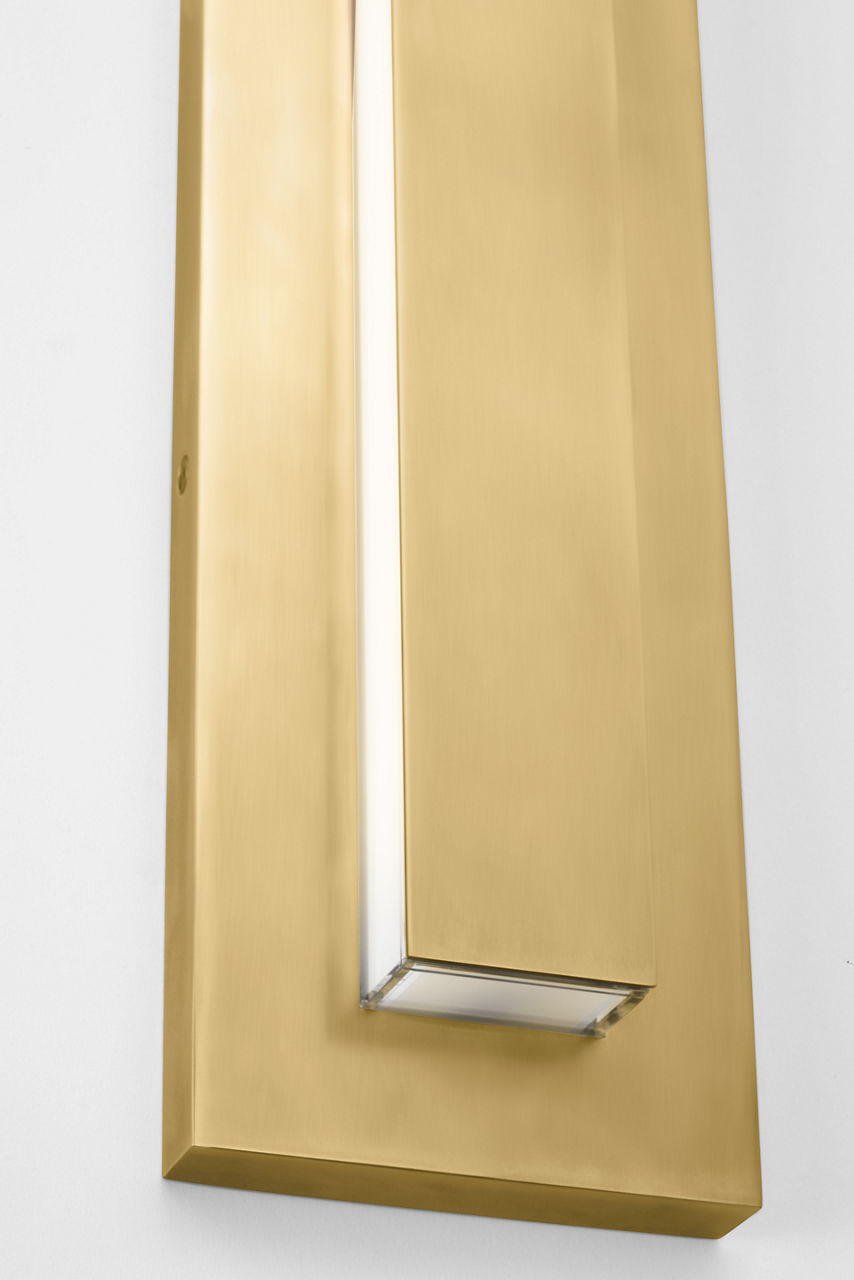 Aspen 48 Outdoor Wall Natural Brass 3000K 90 CRI