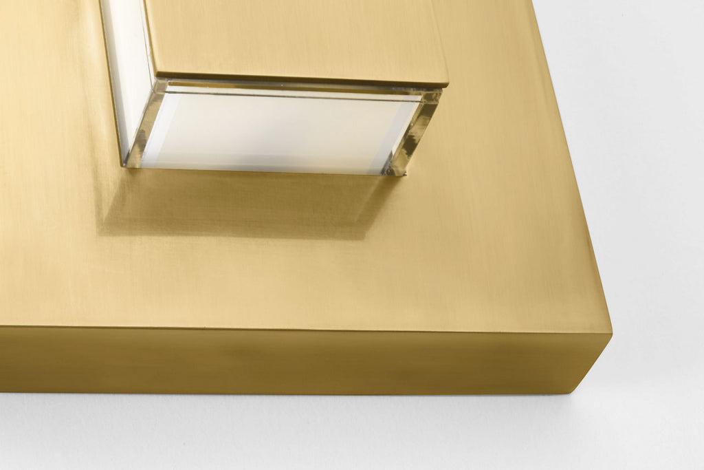 Aspen 48 Outdoor Wall Natural Brass 3000K 90 CRI