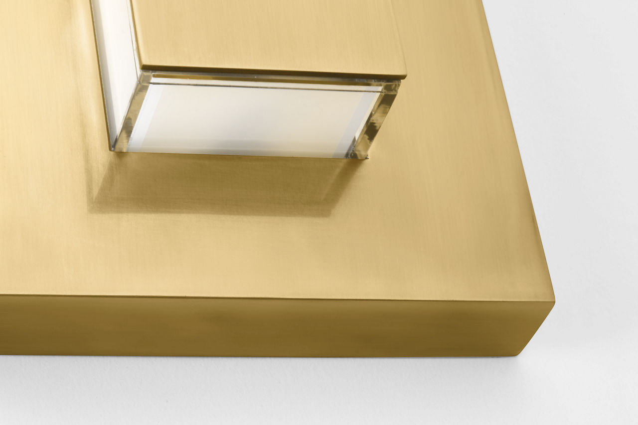 Aspen 48 Outdoor Wall Natural Brass 3000K 90 CRI