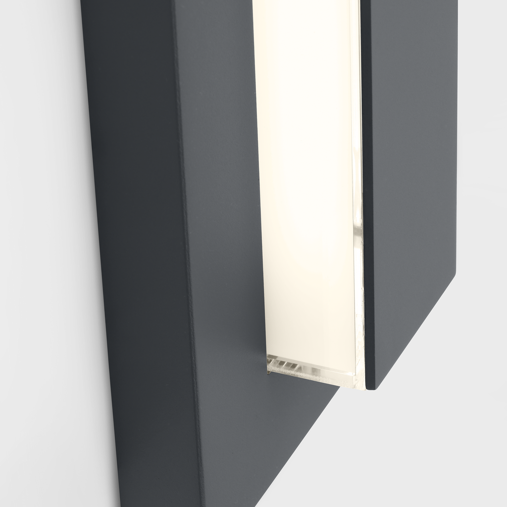 Aspen 60 Outdoor Wall Charcoal 3000K 90 CRI