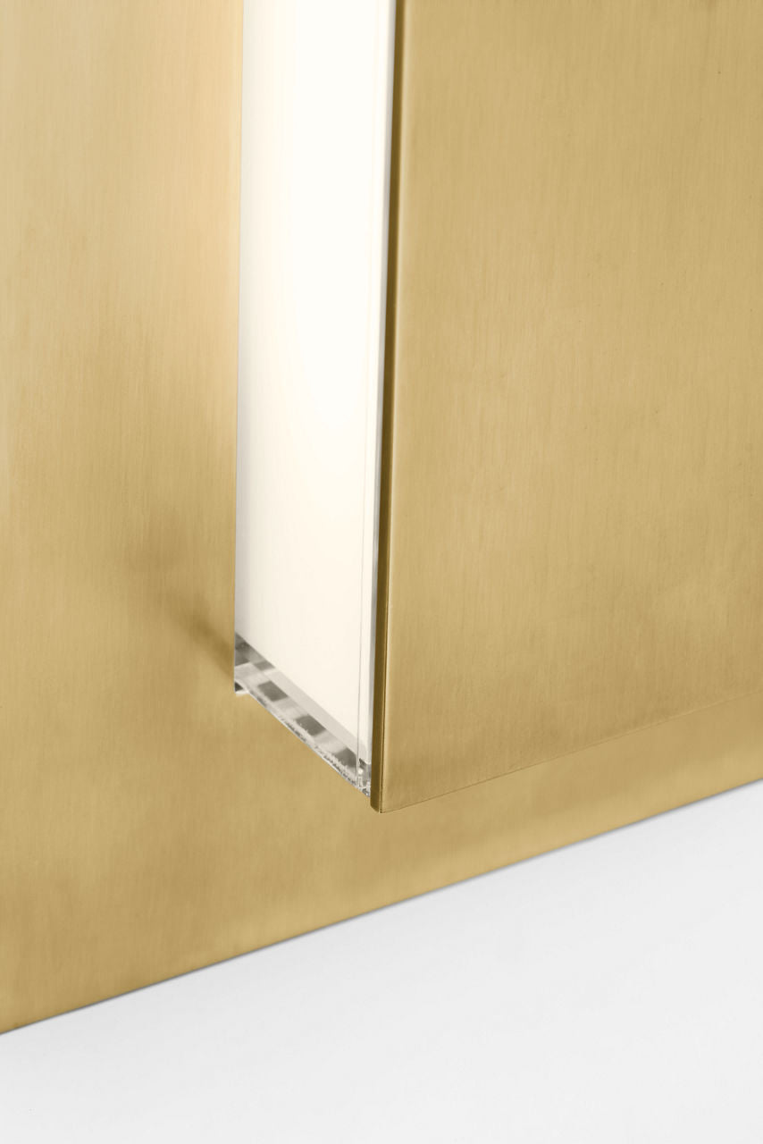 Aspen 60 Outdoor Wall Natural Brass 3000K 90 CRI