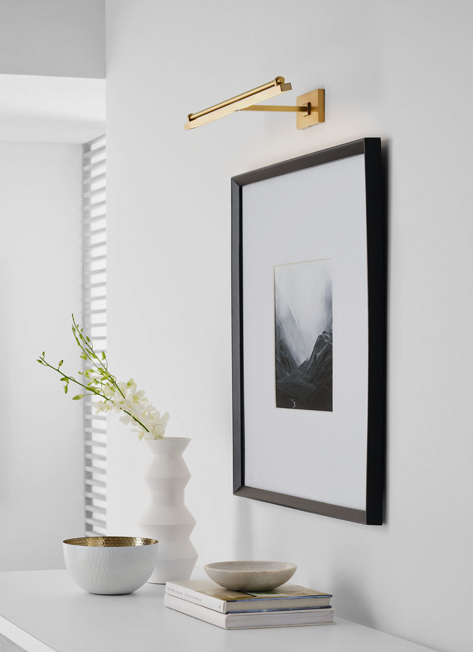 Kal 24 Picture Light Natural Brass 3000K 90 CRI