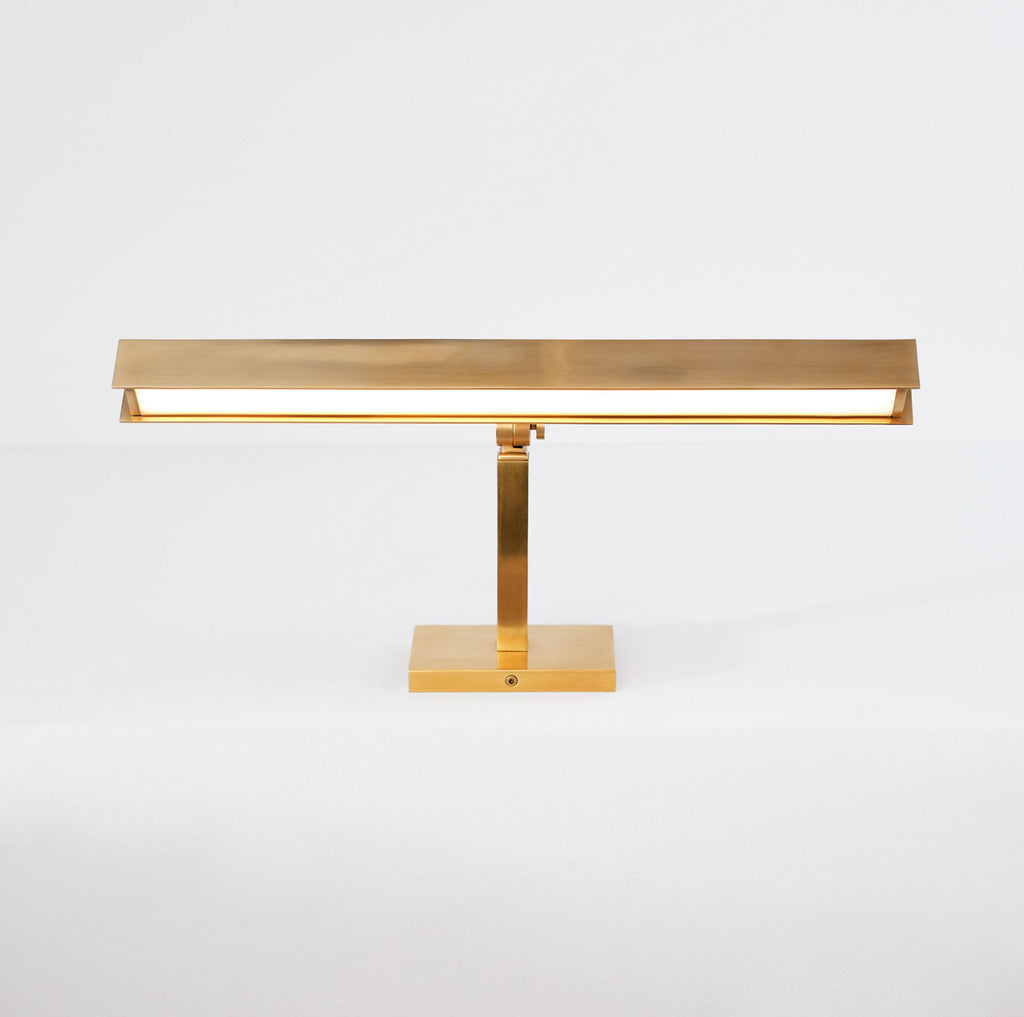Bau 18 Picture Light Natural Brass 3000K 90 CRI