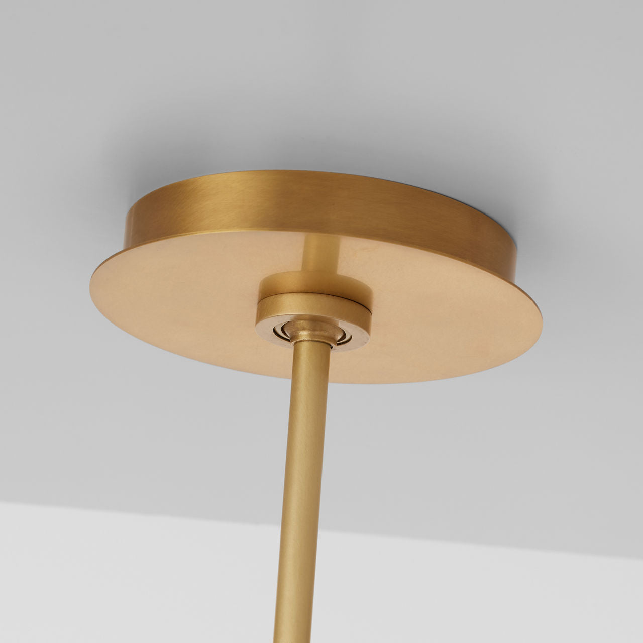 Fues Medium Pendant Opal Natural Brass 2700K 90 CRI