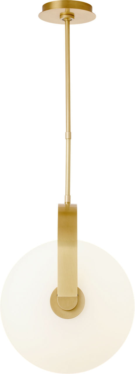 Fues Medium Pendant Opal Natural Brass 2700K 90 CRI
