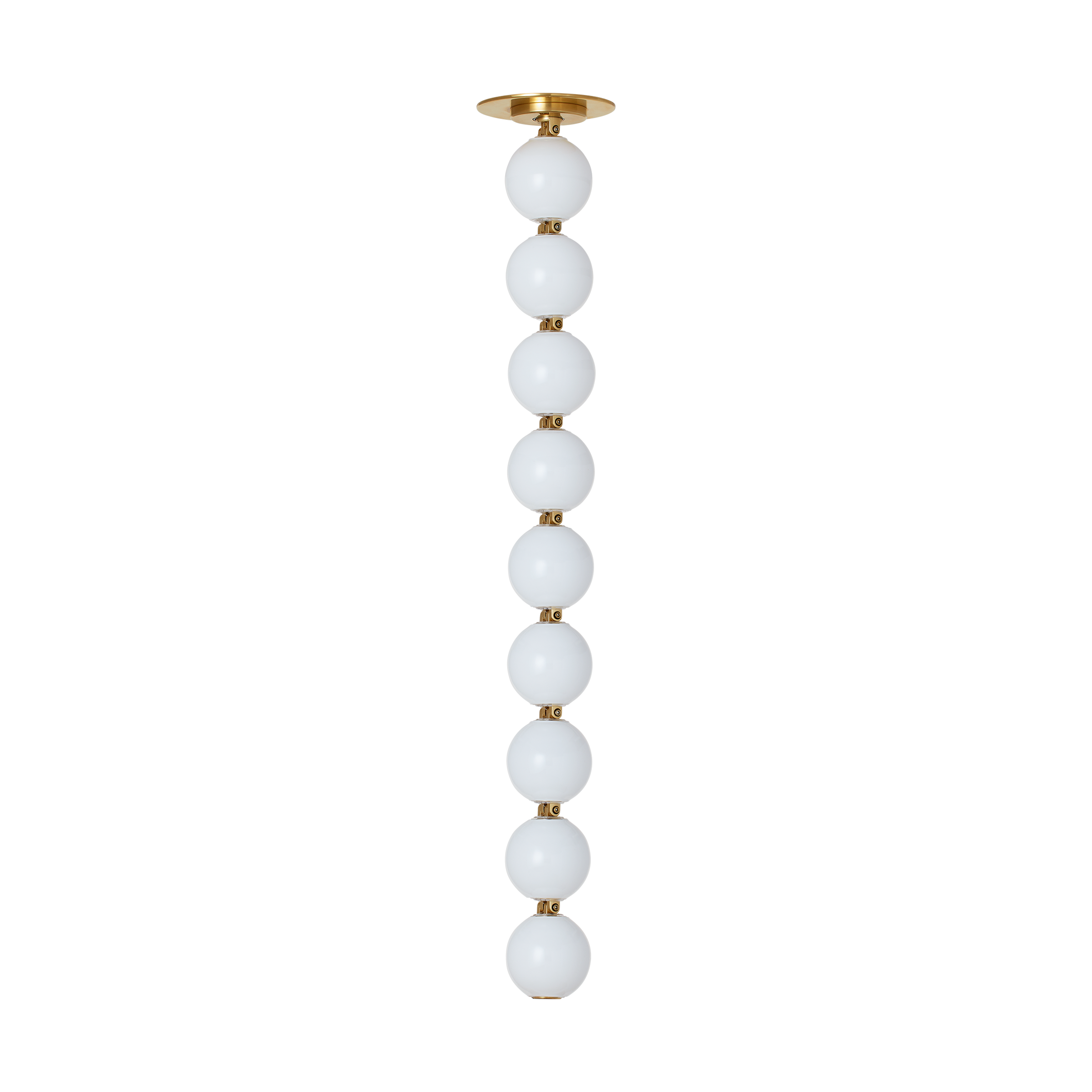 Perle 24 Pendant | Natural Brass 2700K Remote 120V