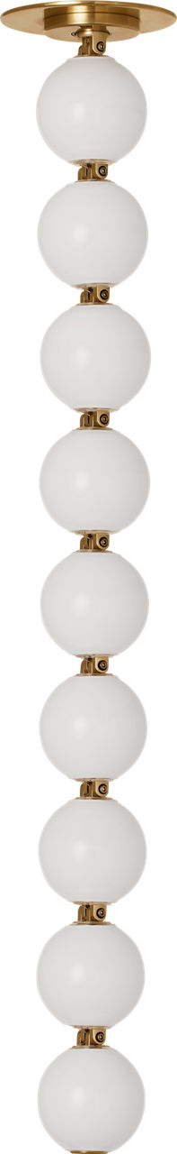Perle 24 Pendant | Natural Brass 3000K Remote 120V