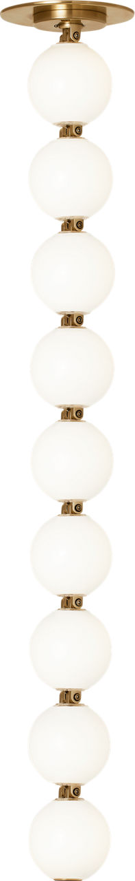 Perle 24 Pendant | Natural Brass 3000K Remote 277V