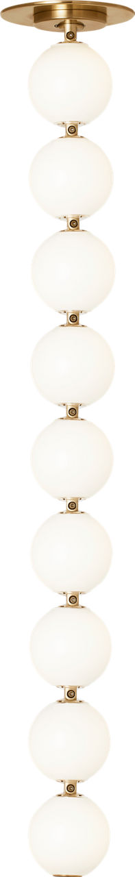 Perle 24 Pendant | Natural Brass 3000K Surface 120V-277V Universal