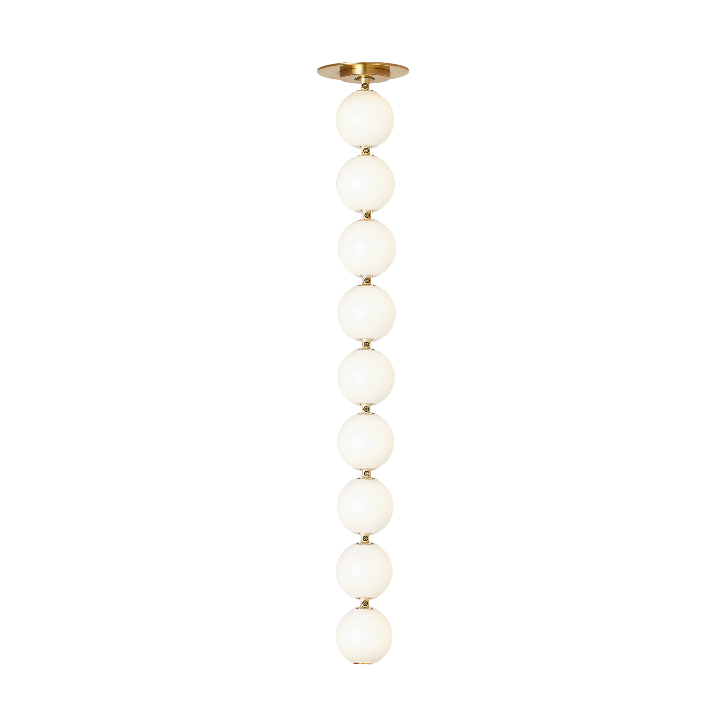 Perle 24 Pendant | Natural Brass 2700K Surface 120V-277V Universal