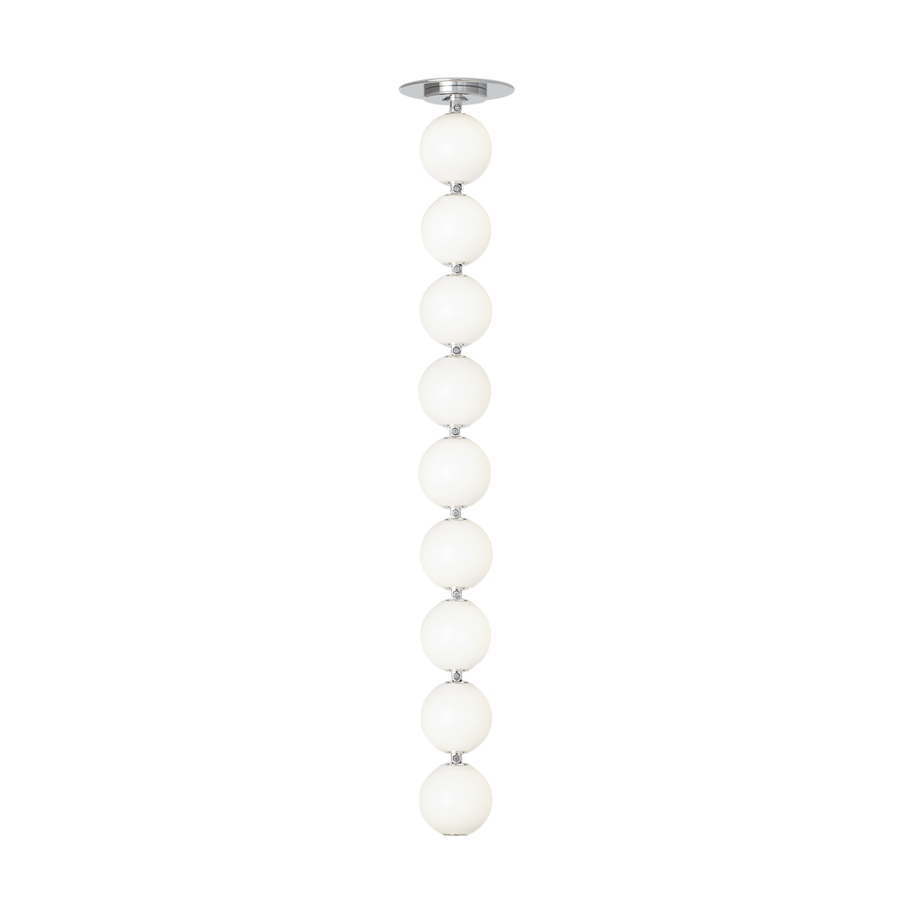 Perle 24 Pendant | Polished Nickel 2700K Surface 120V-277V Universal