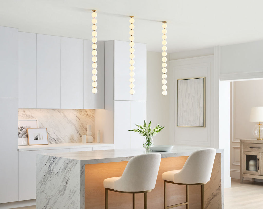 Perle 36 Pendant | Natural Brass 2700K Remote 120V