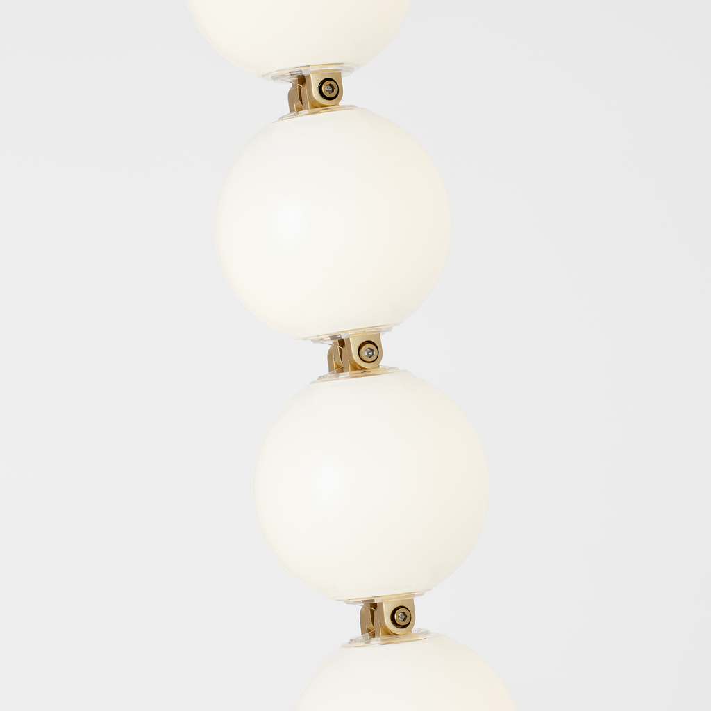 Perle 36 Pendant | Natural Brass 2700K Remote 120V