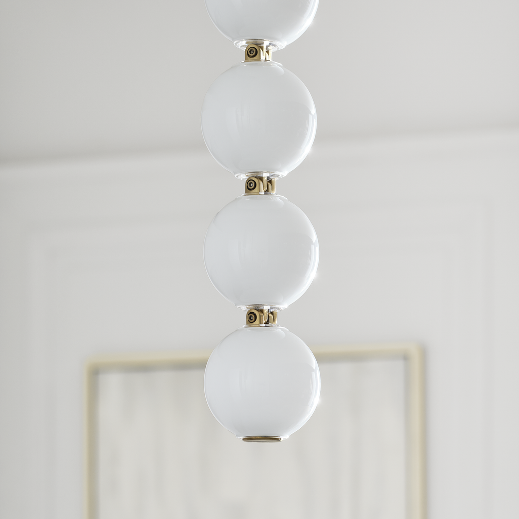 Perle 36 Pendant | Natural Brass 2700K Remote 120V