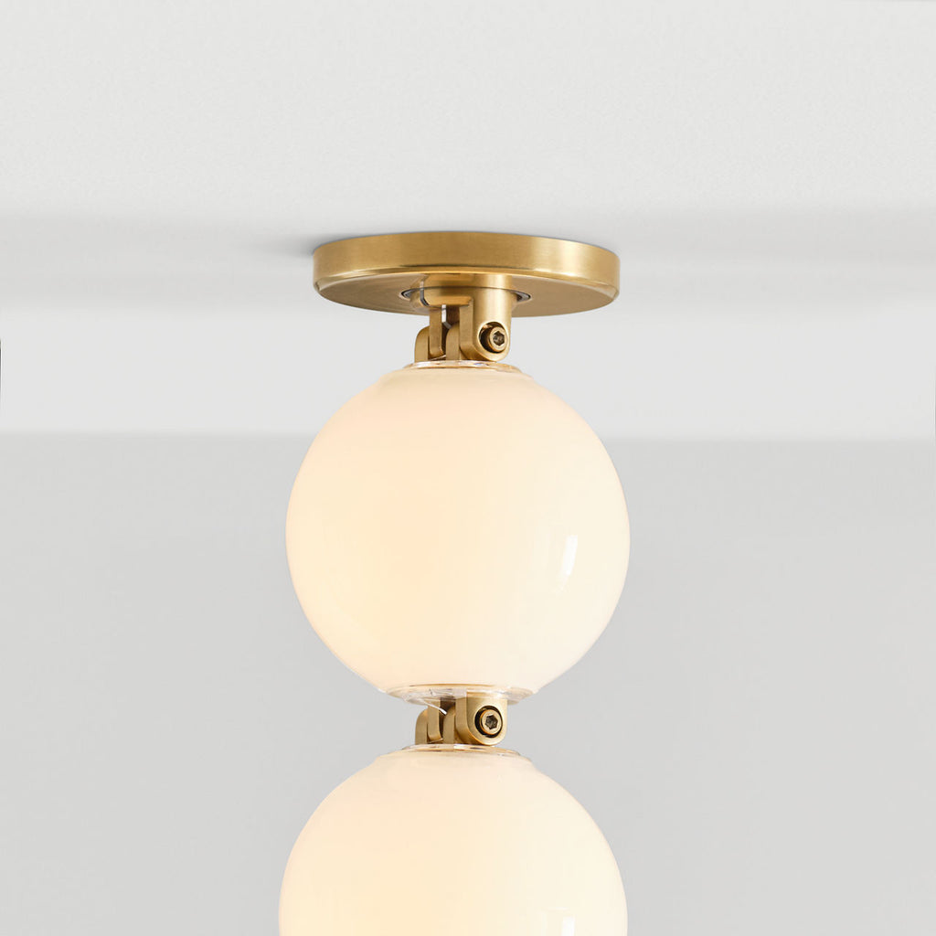 Perle 36 Pendant | Natural Brass 2700K Remote 120V