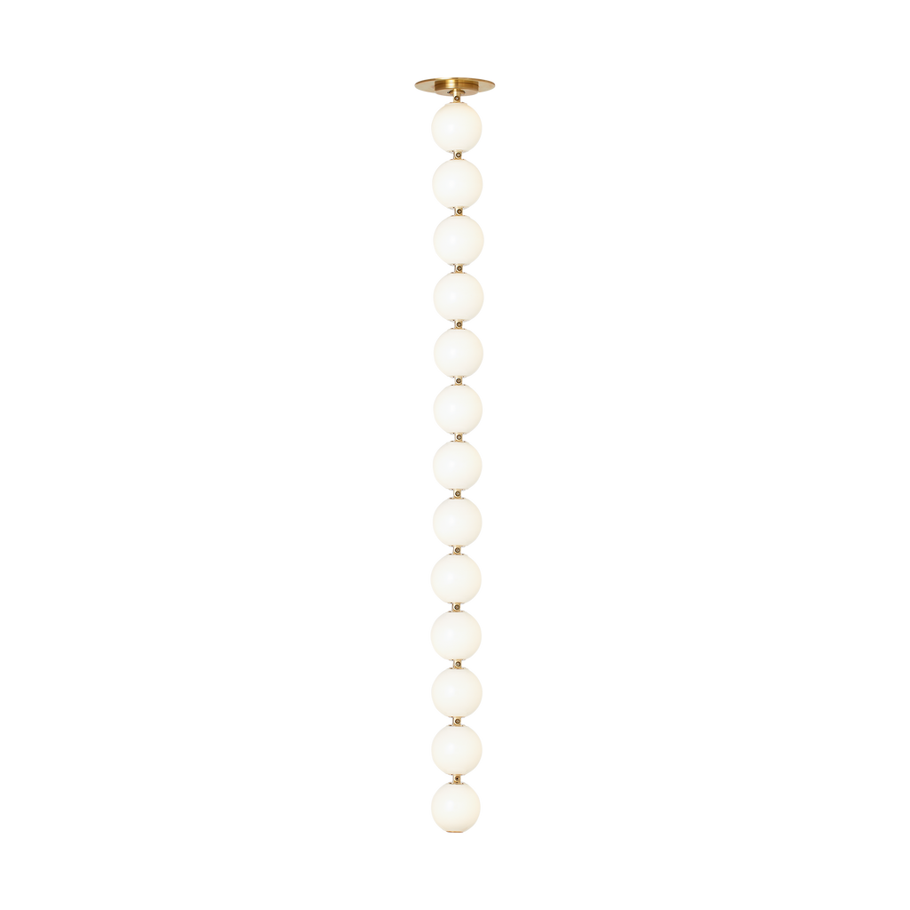 Perle 36 Pendant | Natural Brass 2700K Remote 120V
