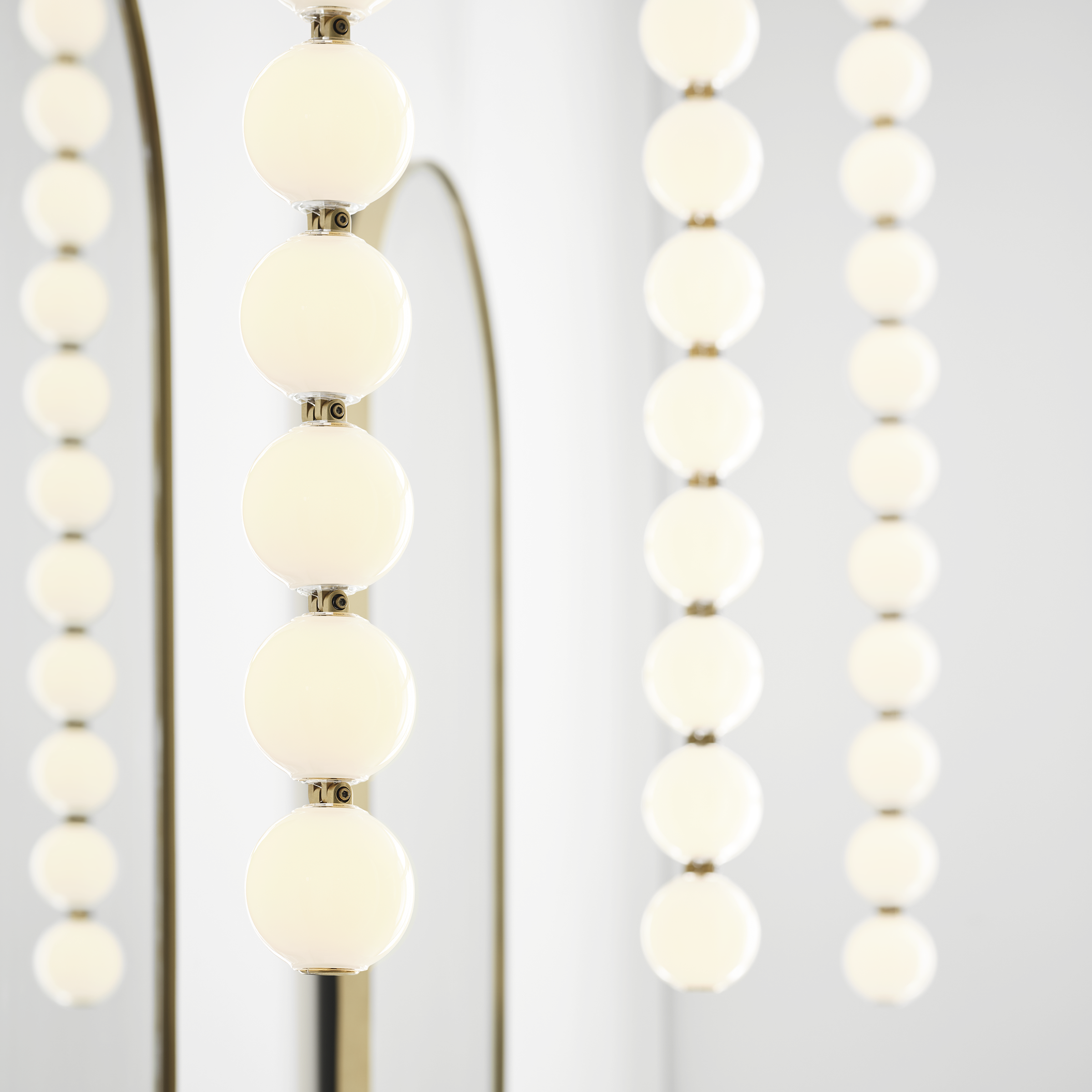Perle 48 Pendant | Natural Brass 2700K Remote 120V