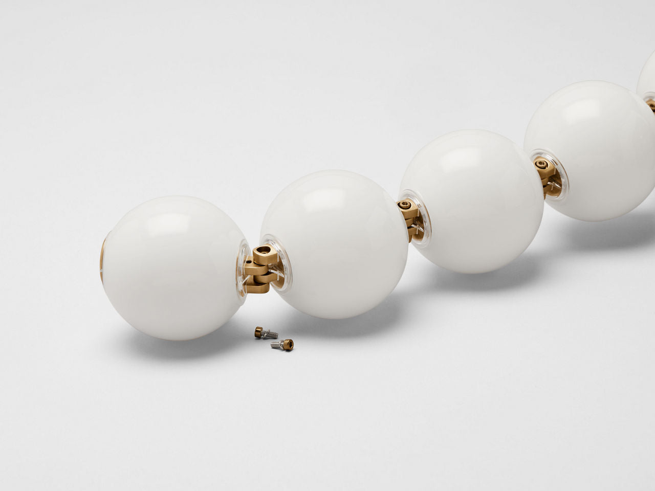 Perle 48 Pendant | Natural Brass 2700K Remote 120V